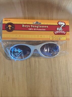 Boys Gray Peanuts Sunglasses "Soccer Star" 100% UV Protection